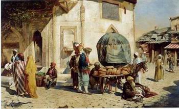 unknow artist Arab or Arabic people and life. Orientalism oil paintings 139